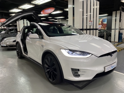 Model X 75D,特斯拉 Tesla,2017,WHITE 白色,7