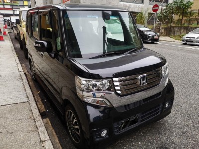  N BOX CUSTOM G Turbo,本田 Honda,2014,BLACK 黑色,4,c139 / c175221