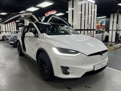  Model X 90D,特斯拉 Tesla,2017,WHITE 白色,7