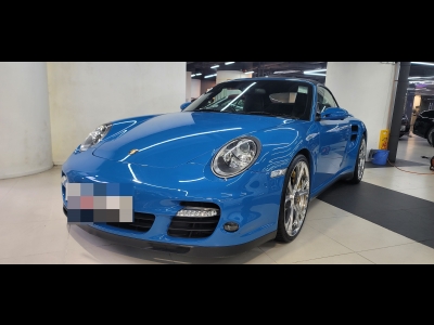  997 turbo manual cab,保時捷 Porsche,2008,BLUE 藍色,4